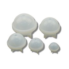 Silikonform Kugel Ball 2/3/4/5/6cm UV Resin Epoxidharz Gießform Runde Form