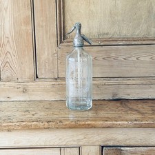 VINTAGE GLAS SODA SIPHON