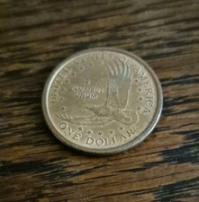 Sacagawea Liberty 1 Dollar Münze USA in Farbe von 2000 P