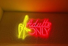 Adults only neon reklame - adults,