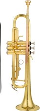 Profi Bb Trompete Messing poliert Brandneu Edition mit Mundstück