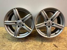 2x ALU Felgen für BMW Leichtmetall Silber 17 Zoll 5x120 KBA 48150 Original