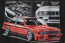 Teppich Cars BMW M3 E30 Alpina