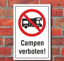 Schild Wohnwagen Wohnmobil