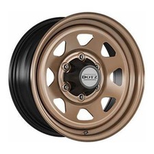 1x DOTZ DAKAR BRONZE bronze 7.0Jx16 6x139.7 ET13
