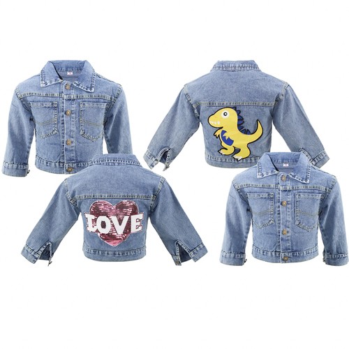 Kinder jeans jacke - kinder, jeansjacke