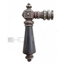 Türdrücker antik Gusseisen Türklinke Lübeck Bajonett alt 9er Vk