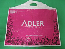 ADLER Kleidung Mode - leichte Plastik - Tüte - Tasche - Werbeartikel - Sammlung