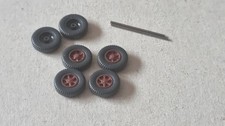 Lot 139 Konvolut 6 Räder 12mm von Wiking in 1:87 z.T. Trilex Felgen aus Sammlung