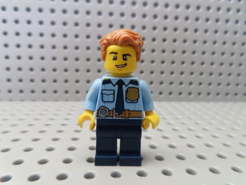 Lego figur city polizei mann - city,