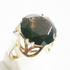 Ring Gold 333er Rauchquarz 8