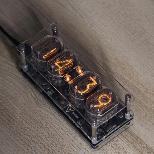 Glow tube clock - in-12,