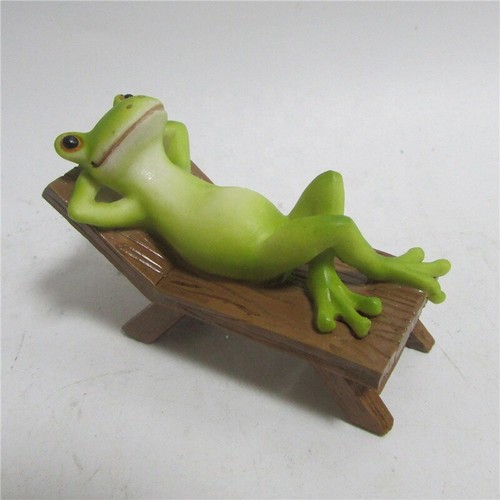 Mini entspannende frosch figur - frosch,
