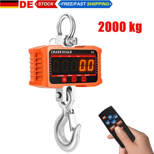 Lcd kranwaage 2000kg - lcd, 2t
