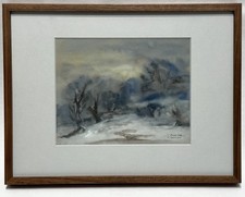 Nebelige Winterlandschaft im