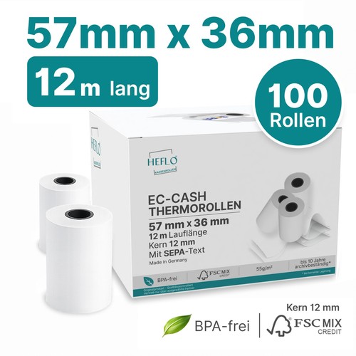 Thermorollen cash 57mm - 57mm, x