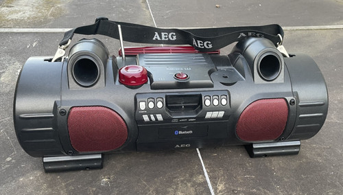 Aeg boombox radio 400 bss - w,