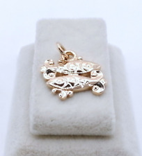 Rotgold Anhänger Sternzeichen Fische UdSSR Russisches Rotgold, 14 Karat Gold 