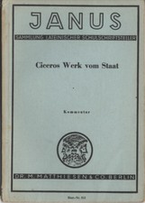 JANUS – Ciceros Werk vom Staat – Latein 1939