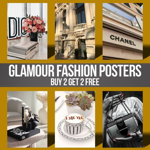 Mode poster wandbilder luxus - wandbilder,