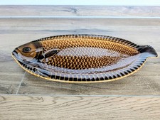 Vintage Fisch Servierplatte