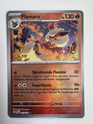 Pokemon karte flamara pokeball - karte,