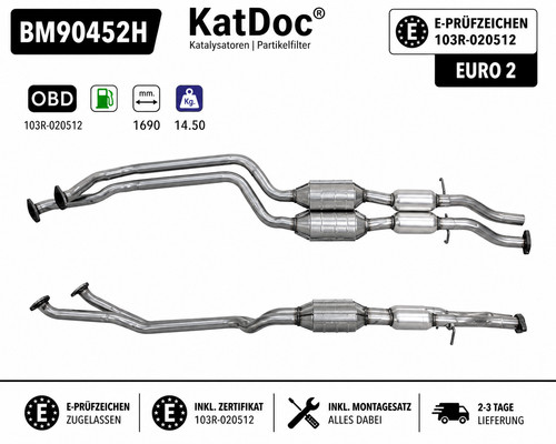 Katalysator bmw 3er - katalysator, e36