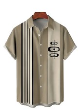 Herren bowling 50s retro - herren,