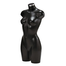 SH| PROFI Schaufensterpuppe Damen Torso schwarz hängend od.auf Ständer montierb.