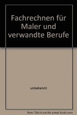 Fachrechnen für Maler und