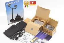 Doppelte Zähne [unbenutzt in Box] Contax T3 titansilberne analoge...