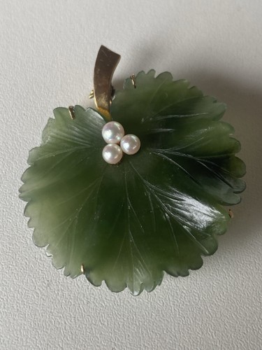 Vintage goldbrosche 585 - goldbrosche,