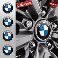 4 x BMW 60mm Silicon Emblem Aufkleber für Radkappen Nabendeckel Epoxidharz