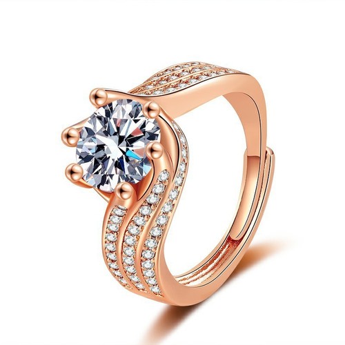 Damen ring drei reihiger - ring, drei-reihiger