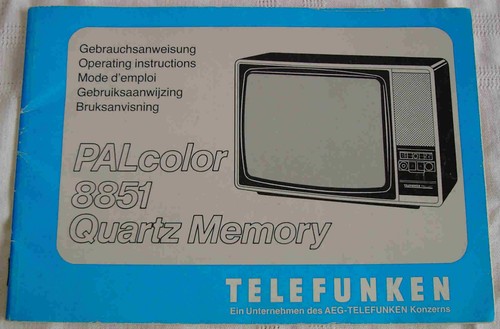 Telefunken palcolor 8851 - telefunken,