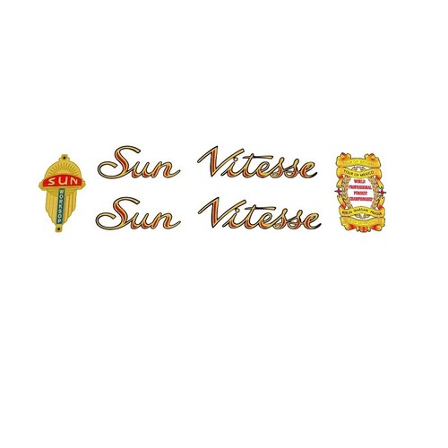 Sun vitesse decals transfer - sun,
