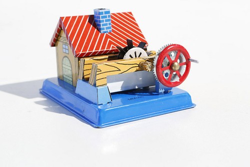 Blechspielzeug wassermühle - *,