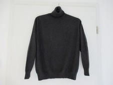 WERTHER Rollkragen Pullover 100% Kaschmir Herren Damen Anthrazit Gr. 46