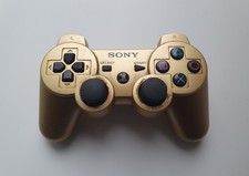 Sony PS3 Controller Gold | Original Playstation Pad, Gamepad - Defekt