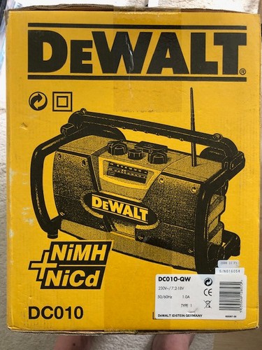 Baustellenradio dewalt dc010 - dewalt,