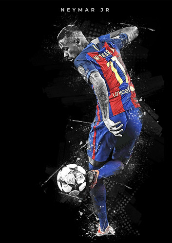 Neymar poster barcelona - jr,