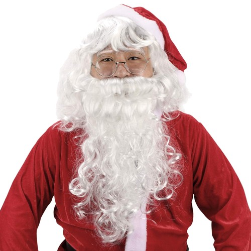 Weihnachtsmann perücke und - perücke,