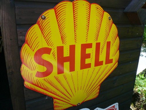 Shell emailschild castrol 76 - shell, emailschild,