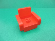 Lego Duplo Sessel rot  Stuhl