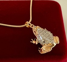 Luxus Frosch Halskette