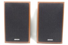 Neu DENON Bücherregal-Lautsprecher SC-M41-CW (1 Paar) (Kirsche) weicher Kalot...