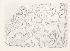 Pablo Picasso, Die Zirkusprobe (Le Cirque. Wiederholung), Vollard Suite