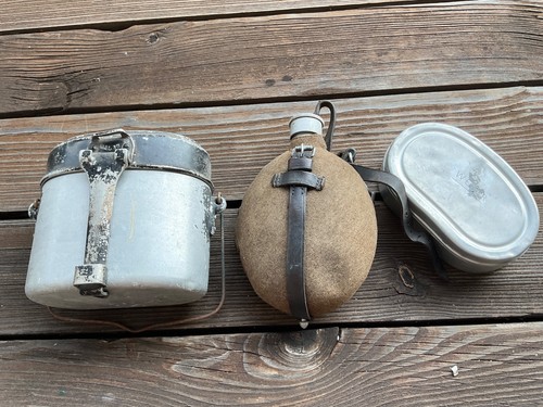 Kochgeschirr alte feldflasche - ,