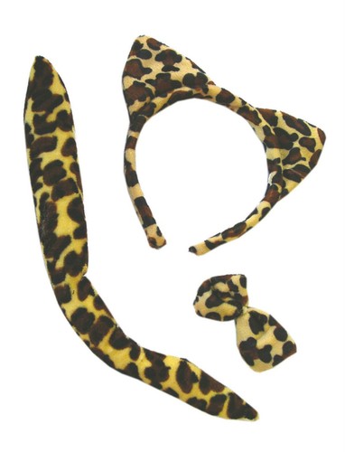 Set leopard ohren - set,