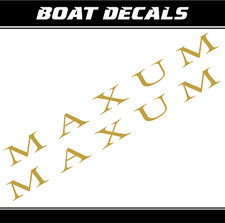 Maxum boot aufkleber 86cm - aufkleber,